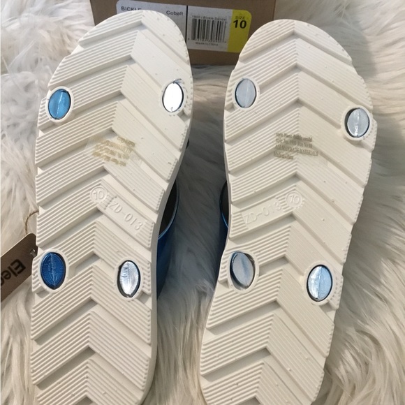 NIB Electric Karma Metallic Blue (Cobalt) Bickle Sandals, 10 - Picture 4 of 8